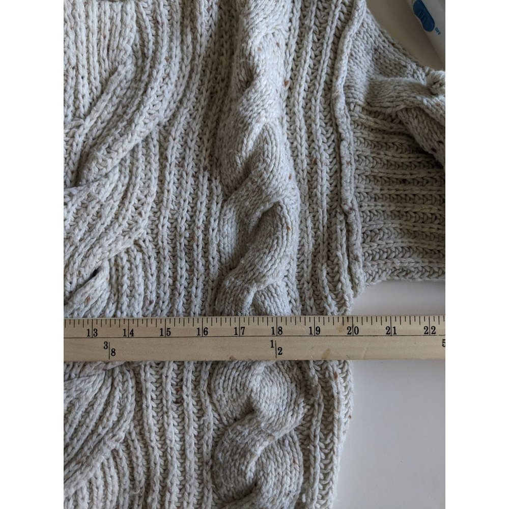Wildfox Pattie Cable Knit Hooded Sweater XS - Picture 13 of 14
